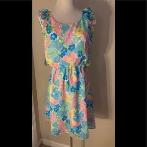Lilly Pulitzer Danna Clip Dot Floral Dress